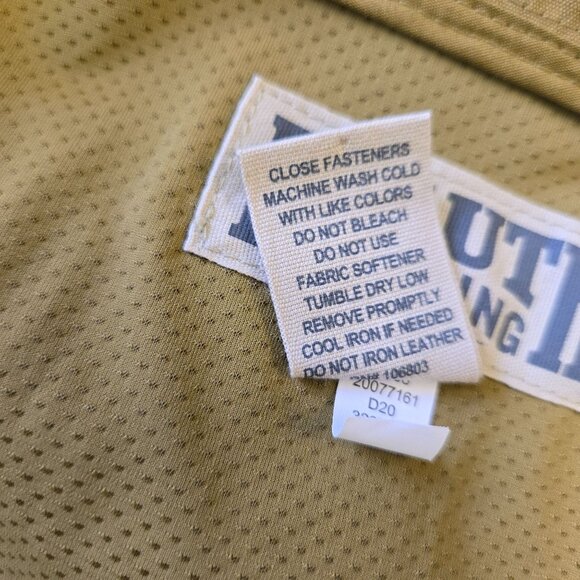 Duluth Trading Co. Mens Medium Gold Hooded Zip Jacket With Elastic Cuffs & Pocke - Picture 13 of 15